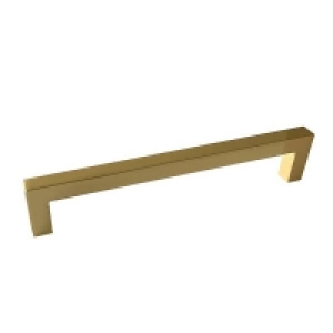 D Handle - Satin Brass