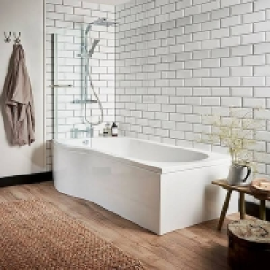 Homebase  Bathstore Pilma P Bath Front Panel 1700mm