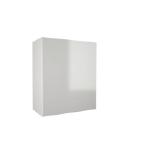 High Gloss Slab White 600mm Wall Unit