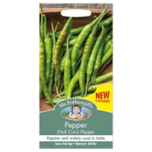 Mr. Fothergills Hot Pepper Curry Pepper F1 Seeds