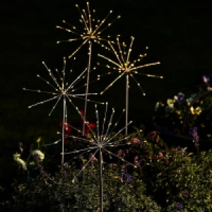Homebase Edit 4 Starburst Solar Stake Lights