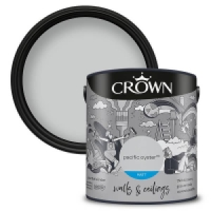 Crown Matt Emulsion Paint Pacific Oyster - 2.5L