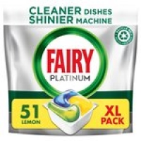 Morrisons  Fairy Platinum Dishwasher Tablets Lemon