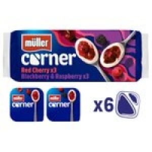 Morrisons  Muller Corner Mixed Red Fruits Yogurts 