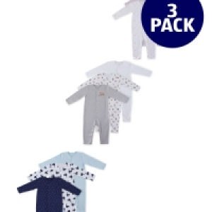 Baby Sleep Suits Without Feet 3 Pack