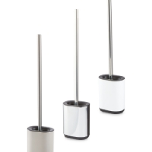 Flat Toilet Brush and Holder