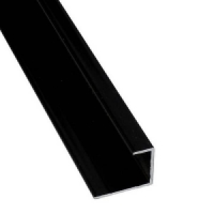 Homebase  Wetwall Laminate End Cap - Black