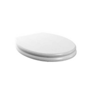 Bathstore Whitechapel Wooden Toilet Seat - White
