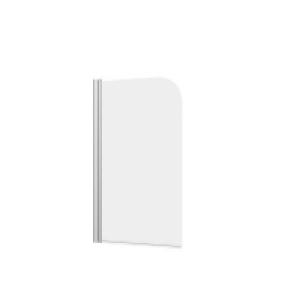 Bathstore Gleam Single Panel Curved Bath Screen