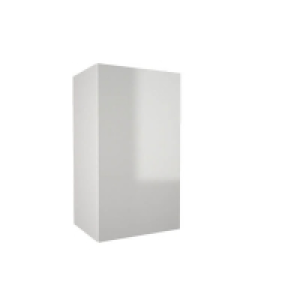 Homebase  High Gloss Slab White 400mm Wall Unit