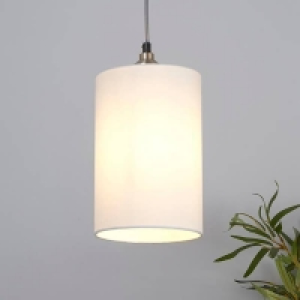 Clyde Cylinder Lamp Shade - 16cm - White