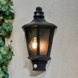 Rutland Outdoor Flush Wall Lantern with PIR Motion Sensor