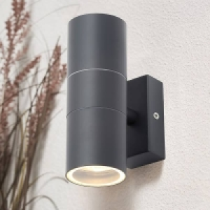 Mills Up & Down Outdoor Wall Light - Anthracite