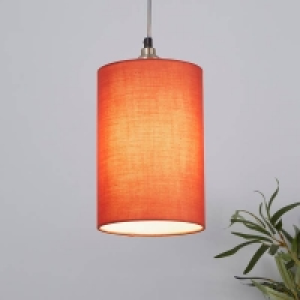 Clyde Cylinder Lamp Shade - 16cm - Terracotta