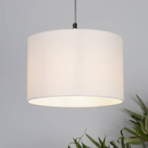 Clyde Drum Lamp Shade - 30cm - White