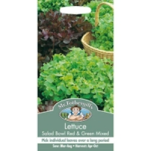 Mr. Fothergills Lettuce Salad Bowl Seeds - Red And Green