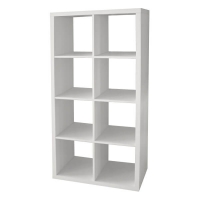 Homebase  Clever Cube 2x4 Storage Unit - White