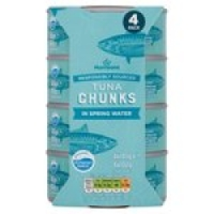 Morrisons Tuna Chunks In Spring Water (4x145g) £2.95