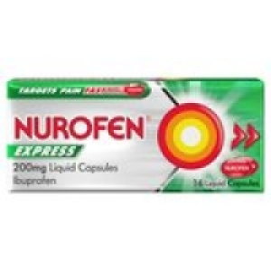 Ocado  Nurofen Express Pain Relief Ibuprofen 200mg Liquid Caps