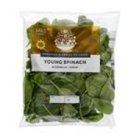 Ocado  M&S Young Spinach Washed & Ready to Cook