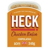Ocado  Heck Low Fat Chicken Italia Chipolatas