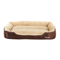 RobertDyas  Bunty Deluxe XX-Large Soft Dog Bed - Brown