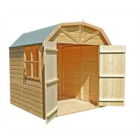 Homebase  Shire Barn Style Shed - 7 x 7ft