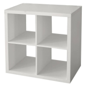 Homebase  Clever Cube 2x2 Storage Unit - White
