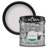 Homebase  Crown Walls & Ceilings Silk Emulsion Paint Spotlight - 2.5L