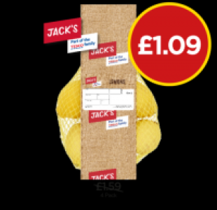 Budgens  Jacks Lemons