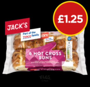 Jacks Hot Cross Buns £1.25
