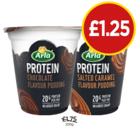 Budgens  Arla Protein Puddings Chocolate, Salted Caramel
