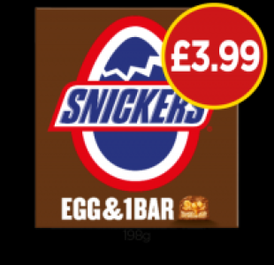 Budgens  Snickers Easter Egg