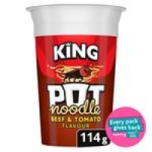King Pot Noodle Beef & Tomato £1.39