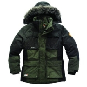 Scruffs Classic Parka Black/Green Size XL