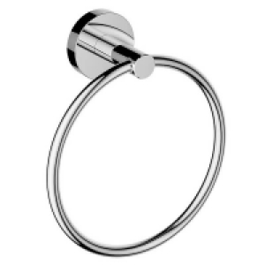 Bathstore Aero Towel Ring - Chrome