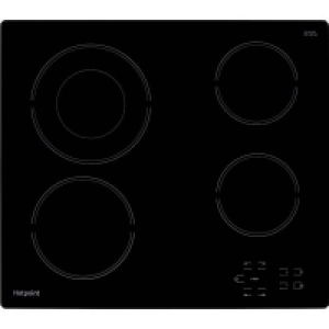Hotpoint HR612CH 58cm Ceramic Hob - Black