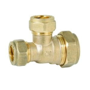 Wickes Compression Reducing Tee 15 x 15 x 22mm £3.39