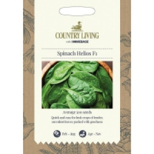 Country Living Spinach Helios F1 Seeds