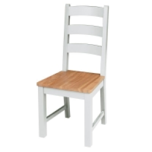 Lucerne Dining Chair Oak White £69.98