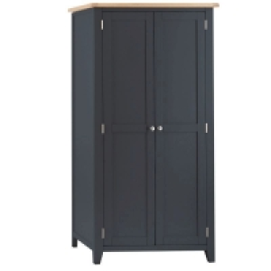 Aurora Midnight Tall Wardrobe Oak 2 Doors £299.98