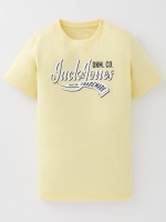 LittleWoods Jack & Jones Junior Boys Logo 2 Colour Tshirt - French Vanilla
