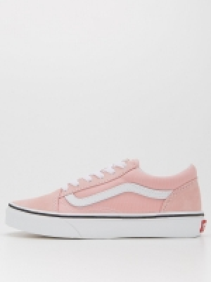 LittleWoods Vans Junior Girls Old Skool Trainer - Pink/White