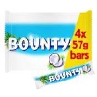 Morrisons  Bounty Coconut & Milk Chocolate Snack Bars Multipack 