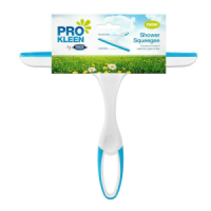 InExcess  Pro Kleen Shower Squeegee - Blue and white