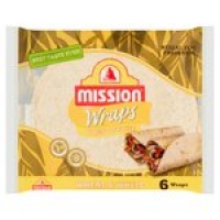 Morrisons  Mission Deli Wheat & White Wraps