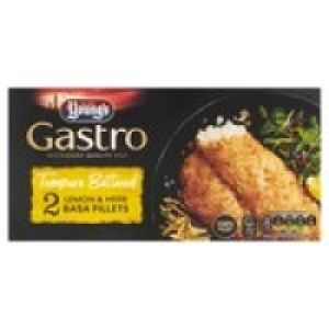 Youngs Gastro Tempura Battered 2 Lemon & Herb Basa Fillets £3.50