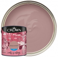 Wickes  Crown Matt Emulsion Paint - Always Orchid - 2.5L