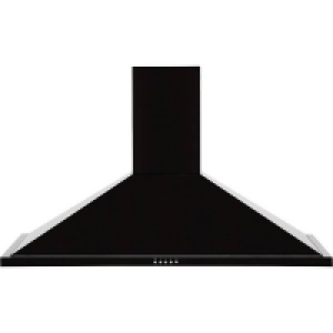 Homebase  Leisure H102PK 100 cm Chimney Cooker Hood - Black