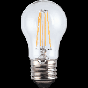 TCP Filament Globe Clear 40W ES Warm Dimmable Light Bulb